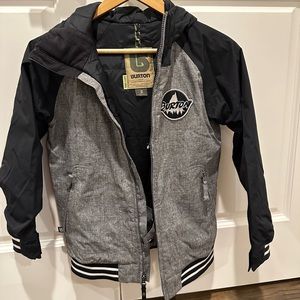 Burton boys bomber style ski/snowboard jacket 7/8 yr